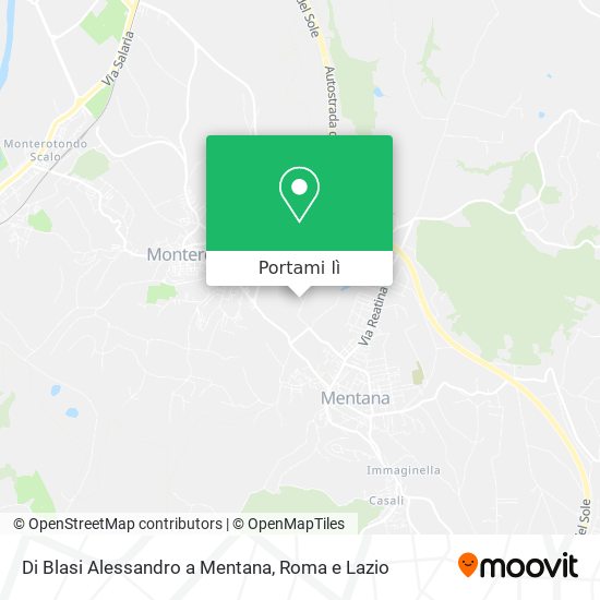 Mappa Di Blasi Alessandro a Mentana