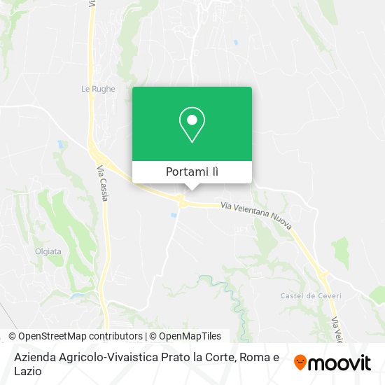 Mappa Azienda Agricolo-Vivaistica Prato la Corte