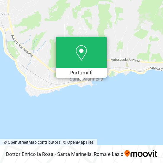 Mappa Dottor Enrico la Rosa - Santa Marinella