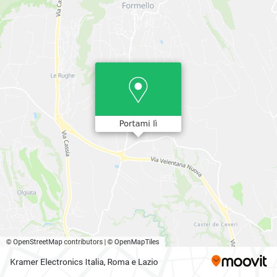 Mappa Kramer Electronics Italia