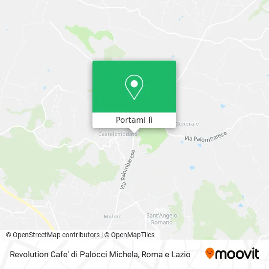 Mappa Revolution Cafe' di Palocci Michela