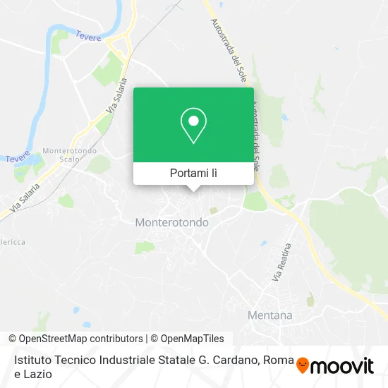 Mappa Istituto Tecnico Industriale Statale G. Cardano