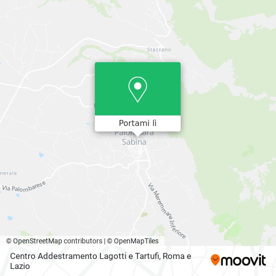 Mappa Centro Addestramento Lagotti e Tartufi