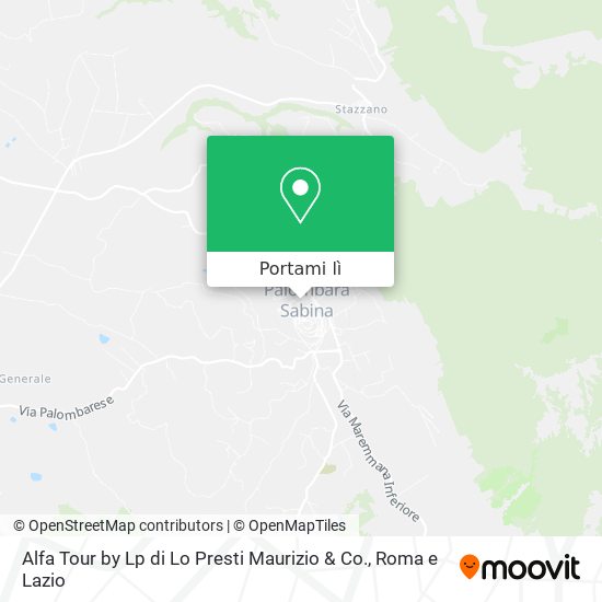 Mappa Alfa Tour by Lp di Lo Presti Maurizio & Co.