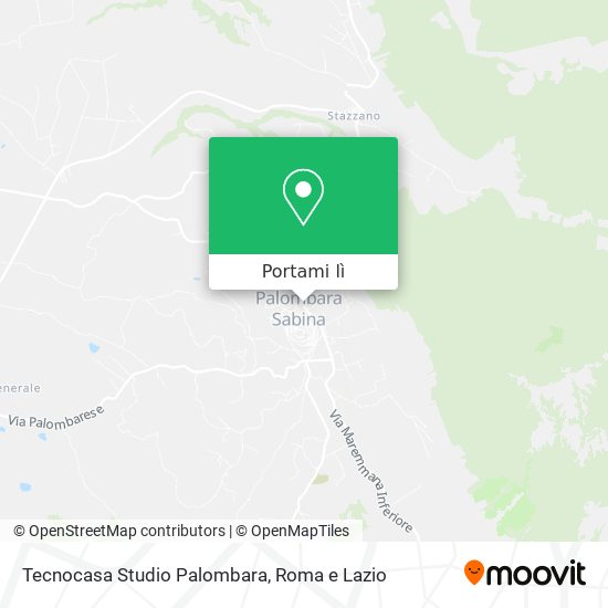 Mappa Tecnocasa Studio Palombara