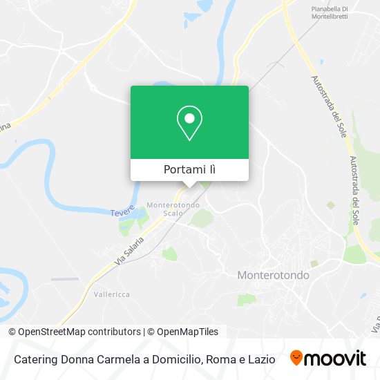 Mappa Catering Donna Carmela a Domicilio