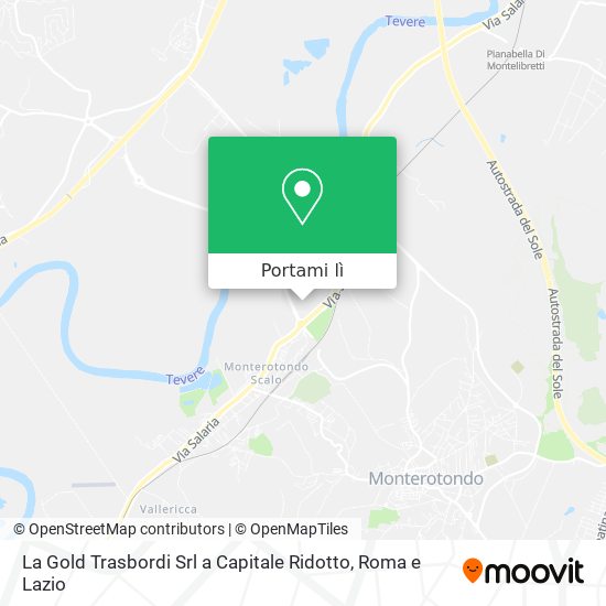 Mappa La Gold Trasbordi Srl a Capitale Ridotto