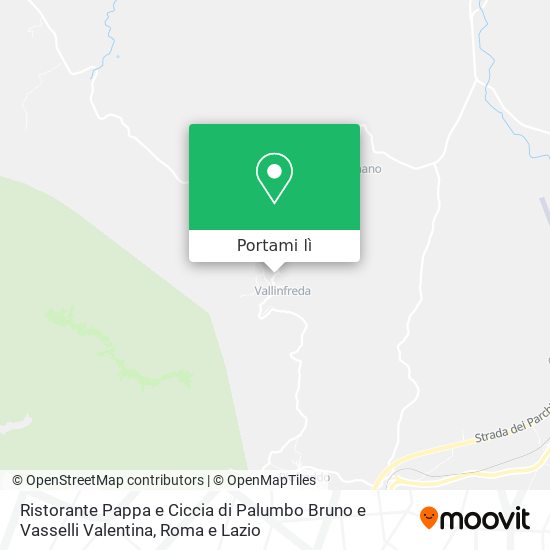 Mappa Ristorante Pappa e Ciccia di Palumbo Bruno e Vasselli Valentina