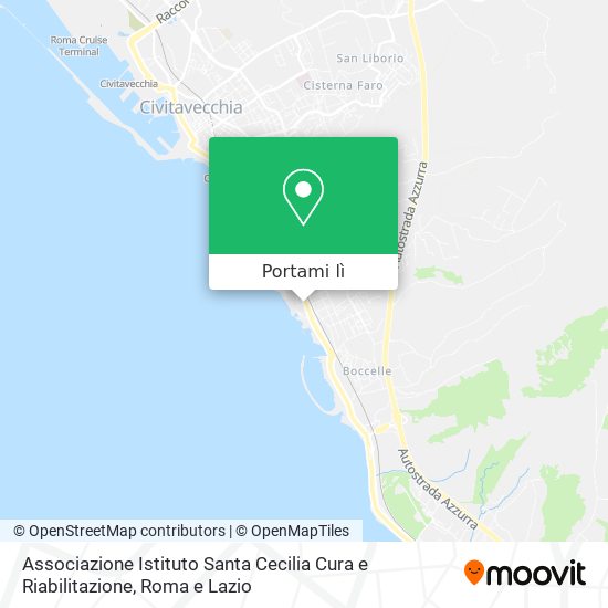 Mappa Associazione Istituto Santa Cecilia Cura e Riabilitazione