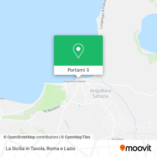 Mappa La Sicilia in Tavola