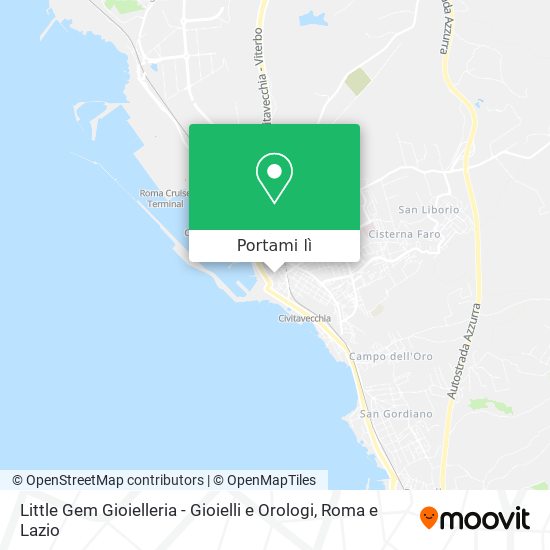 Mappa Little Gem Gioielleria - Gioielli e Orologi
