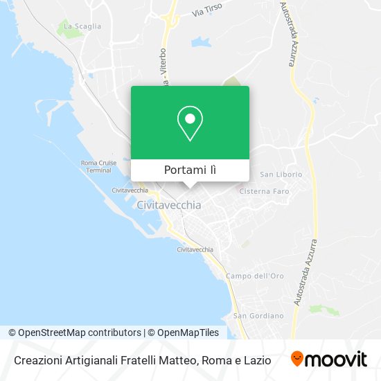 Mappa Creazioni Artigianali Fratelli Matteo