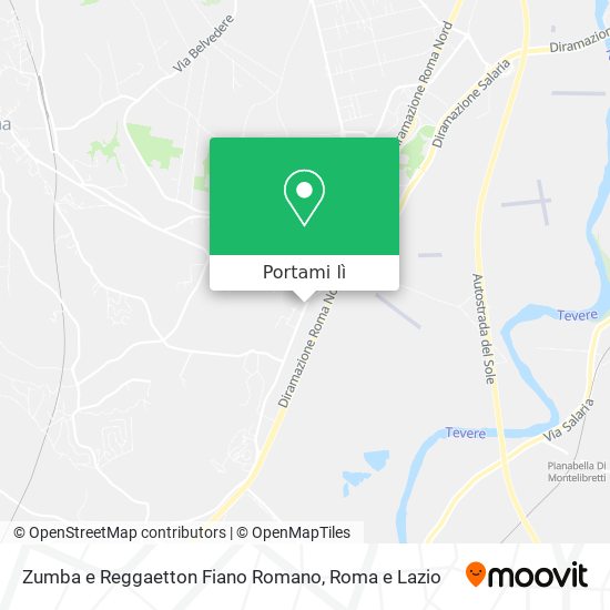 Mappa Zumba e Reggaetton Fiano Romano