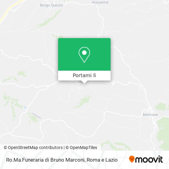 Mappa Ro.Ma.Funeraria di Bruno Marconi