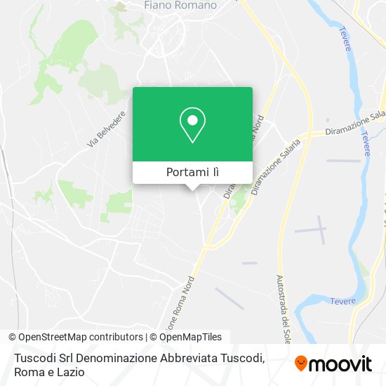 Mappa Tuscodi Srl Denominazione Abbreviata Tuscodi