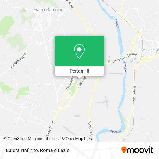 Mappa Balera l'Infinito