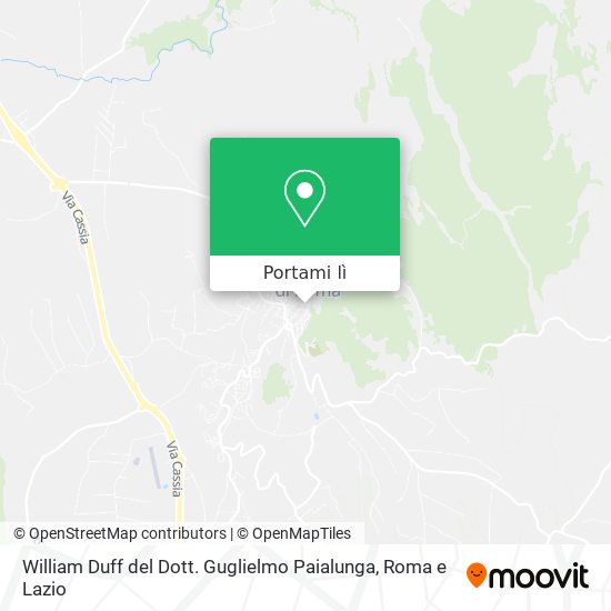 Mappa William Duff del Dott. Guglielmo Paialunga