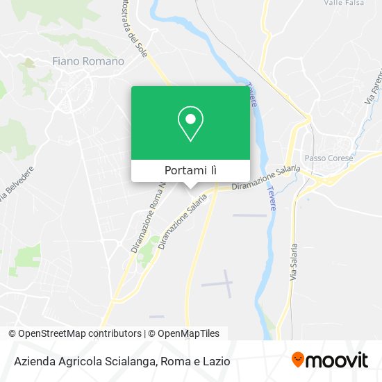 Mappa Azienda Agricola Scialanga