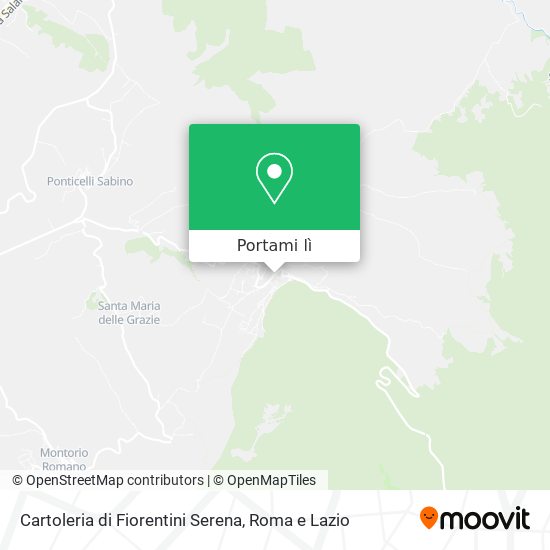 Mappa Cartoleria di Fiorentini Serena