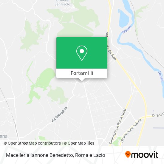 Mappa Macelleria Iannone Benedetto