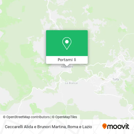 Mappa Ceccarelli Alida e Brunori Martina
