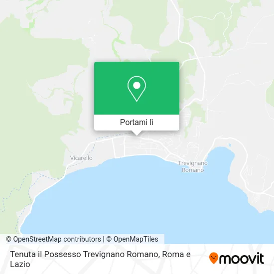 Mappa Tenuta il Possesso Trevignano Romano
