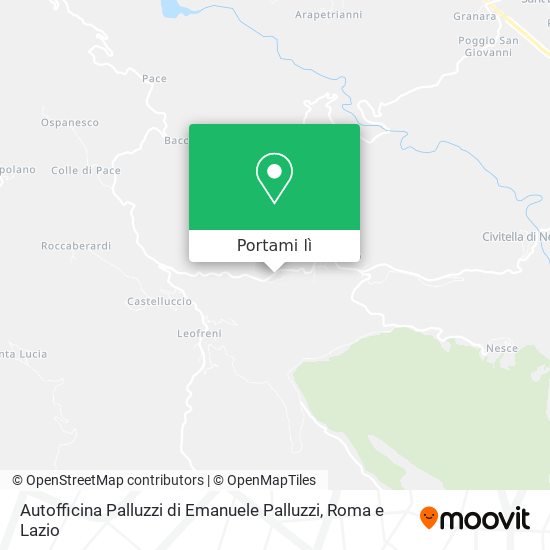 Mappa Autofficina Palluzzi di Emanuele Palluzzi