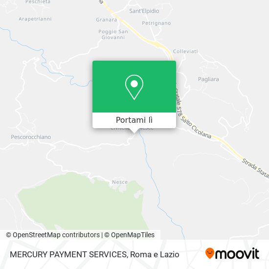 Mappa MERCURY PAYMENT SERVICES