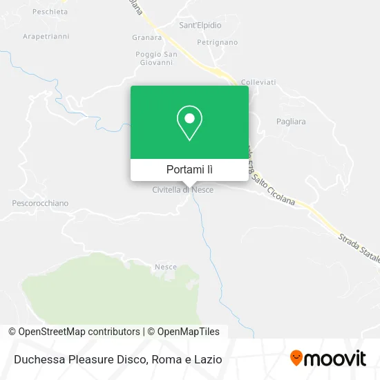 Mappa Duchessa Pleasure Disco