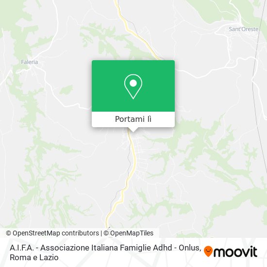 Mappa A.I.F.A. - Associazione Italiana Famiglie Adhd - Onlus