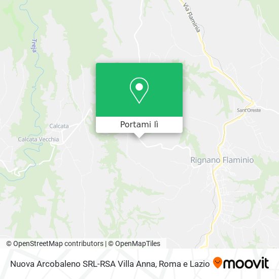 Mappa Nuova Arcobaleno SRL-RSA Villa Anna