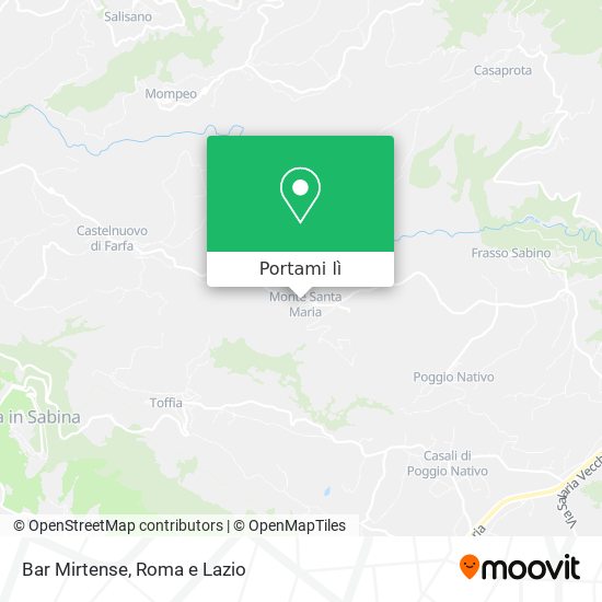 Mappa Bar Mirtense