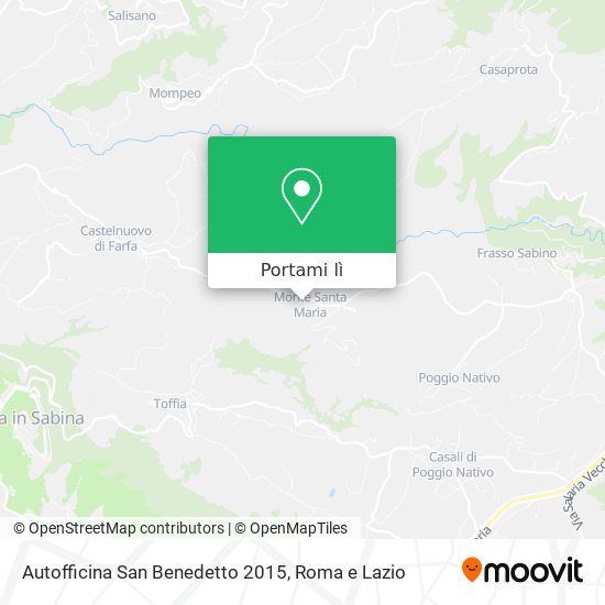 Mappa Autofficina San Benedetto 2015