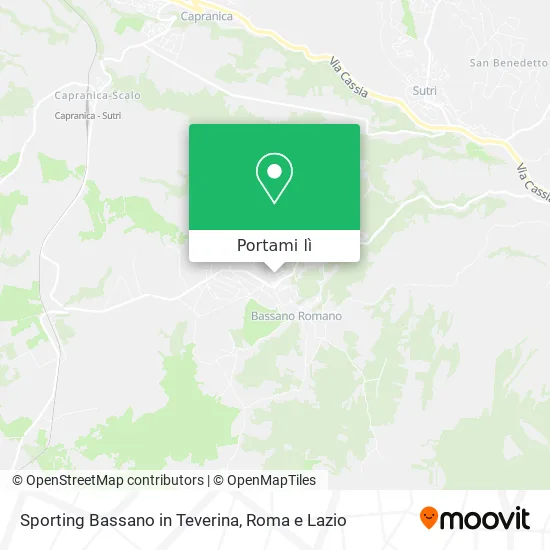 Mappa Sporting Bassano in Teverina