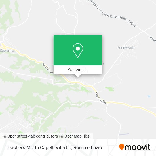 Mappa Teachers Moda Capelli Viterbo