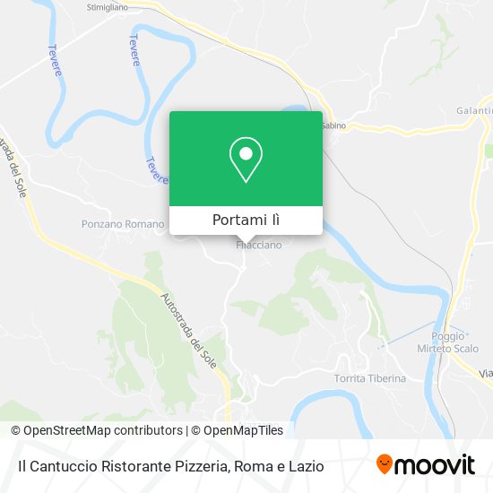 Mappa Il Cantuccio Ristorante Pizzeria