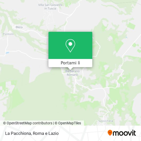 Mappa La Pacchiona