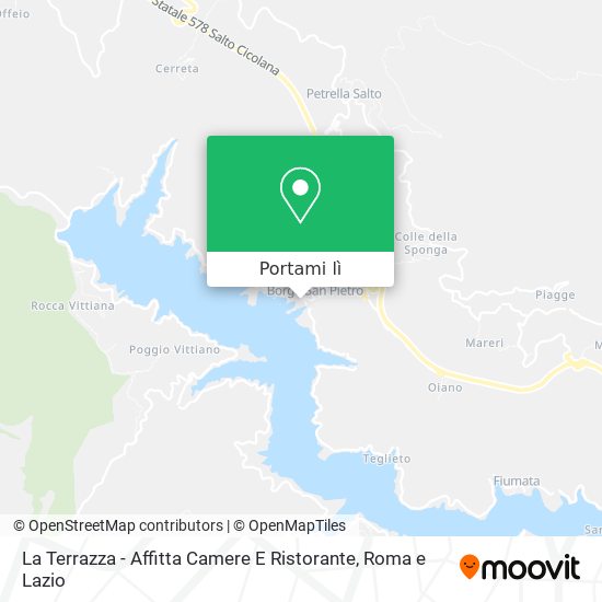 Mappa La Terrazza - Affitta Camere E Ristorante