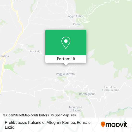 Mappa Prelibatezze Italiane di Allegrini Romeo