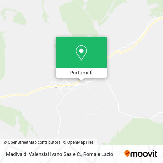 Mappa Madiva di Valensisi Ivano Sas e C.