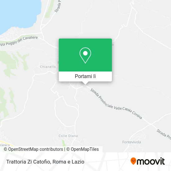Mappa Trattoria Zi Catofio