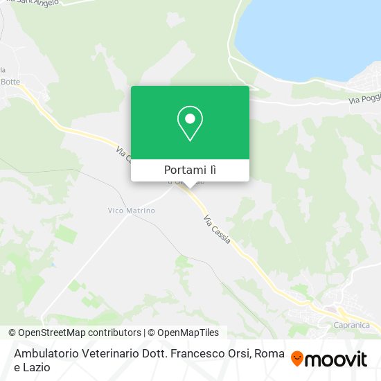 Mappa Ambulatorio Veterinario Dott. Francesco Orsi