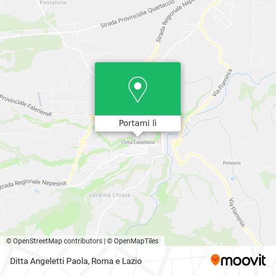 Mappa Ditta Angeletti Paola