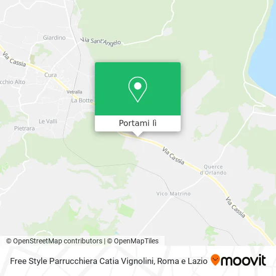 Mappa Free Style Parrucchiera Catia Vignolini