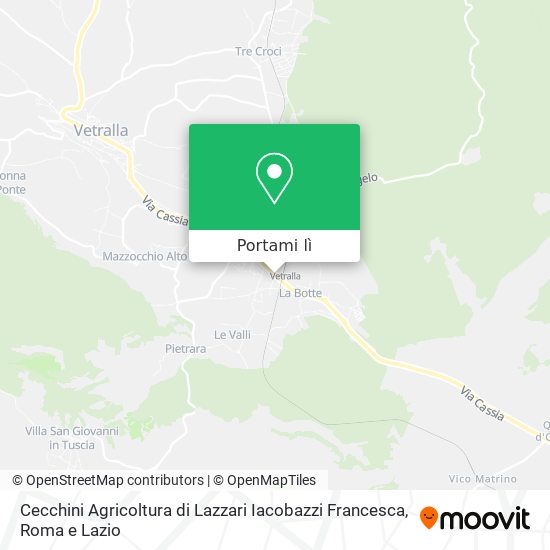 Mappa Cecchini Agricoltura di Lazzari Iacobazzi Francesca