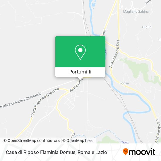Mappa Casa di Riposo Flaminia Domus