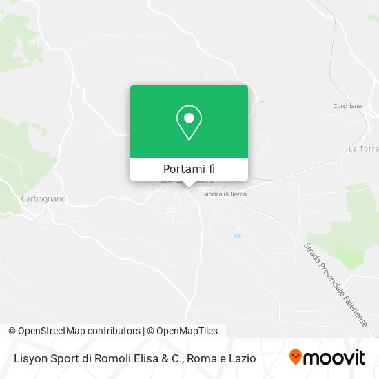 Mappa Lisyon Sport di Romoli Elisa & C.