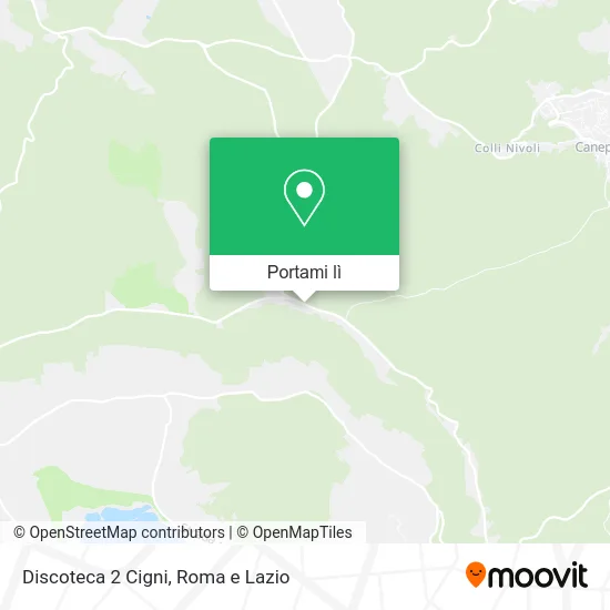 Mappa Discoteca 2 Cigni