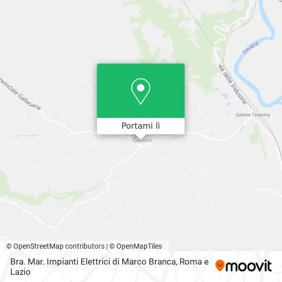 Mappa Bra. Mar. Impianti Elettrici di Marco Branca