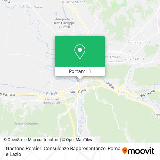Mappa Gastone Persieri Consulenze Rappresentanze